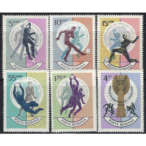 Romania 1830-35 MNH 1986 Soccer (ak7191)