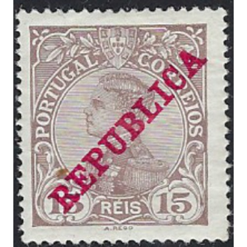 Portugal 173 MH 1910 overprint (ak7209)