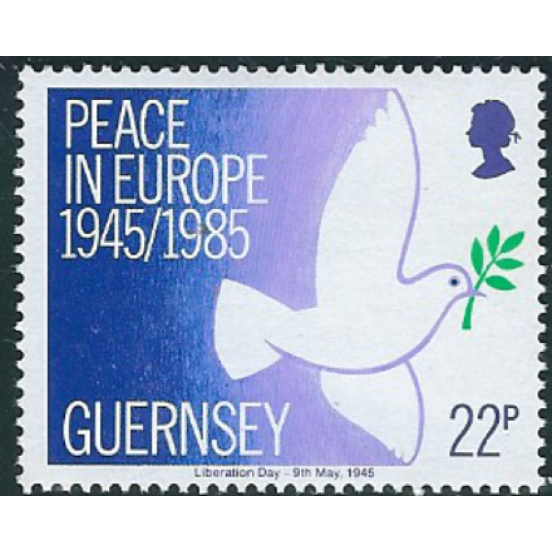 Guernsey 313 MNH 1985 Peace in Europe (ak7218)
