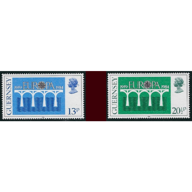 Guernsey 281-82 MNH 1984 Europa (ak7224)