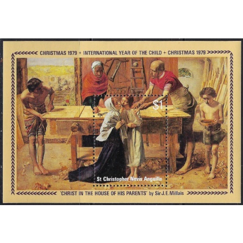 St Kitts Nevis 392 MNH 1979 Christmas (ak7229)