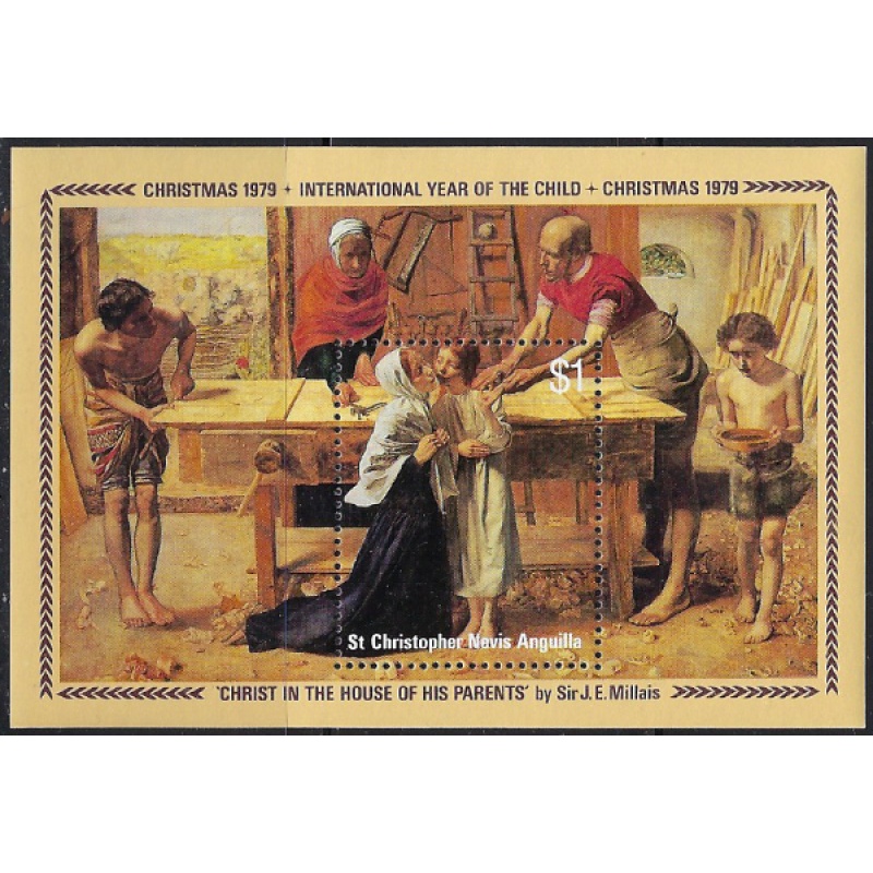 St Kitts Nevis 392 MNH 1979 Christmas (ak7229)