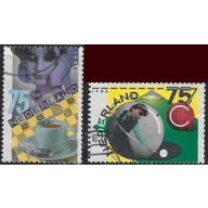 Netherlands 705-06 Used 1986 set (ak7252)