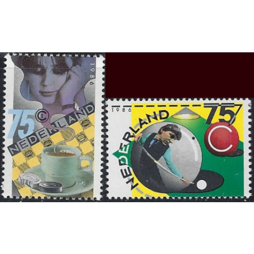 Netherlands 705-06 MNH 1986 set (ak7253)