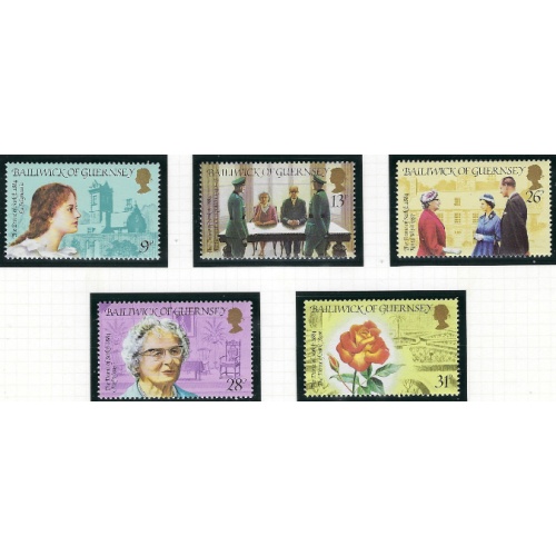 Guernsey 274-78 MNH 1984 set (ak7262)
