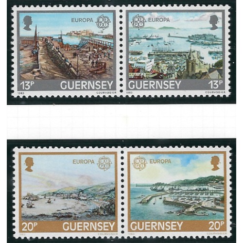 Guernsey 260-63 MNH 1983 Europa (ak7283)