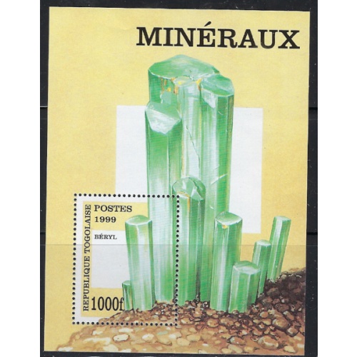 Togo 1861A MNH 1999 Minerals (ak7297)