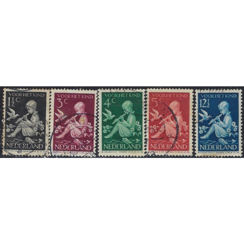 Netherlands B108-12 Used 1938 set (ak7298)