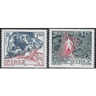 Sweden 1352-53 MH 1981 Europa (ak7346)