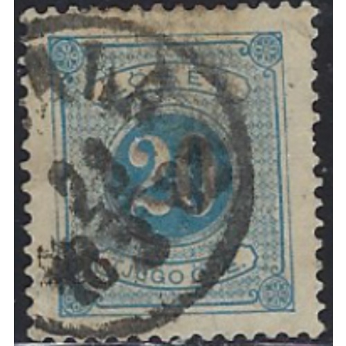 Sweden J17 Used 1878 issue (ak7356)