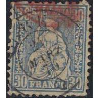 Switzerland 56 Used 1867 issue (ak7359)