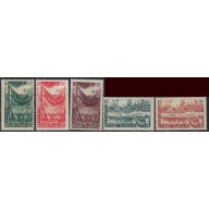 French Guiana 192-96 MNH 1947 part set (ak7363)
