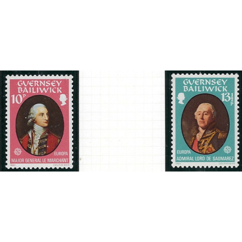 Guernsey 207-09 MNH 1980 set (ak7374)