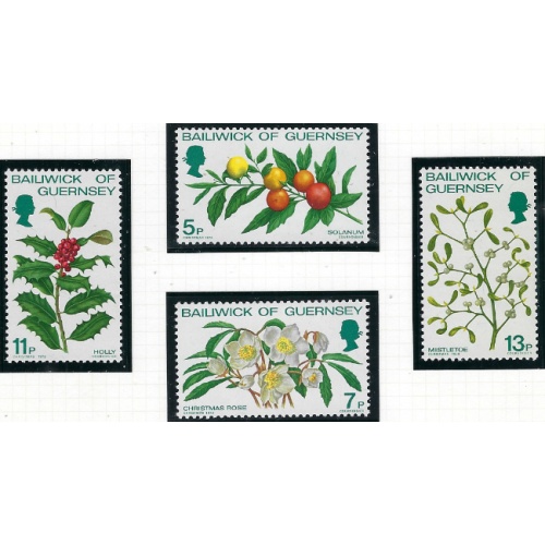 Guernsey 169-72 MNH 1978 Plants (ak7377)