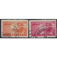 Philippines C68-69 Used 1948 set (ak7382)