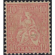 Switzerland 53 MHH 1867 issue (ak7393)