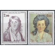 Monaco 1035-36 MNH 1976 set (ak7395)
