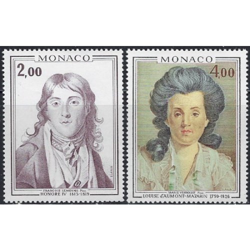 Monaco 1035-36 MNH 1976 set (ak7395)
