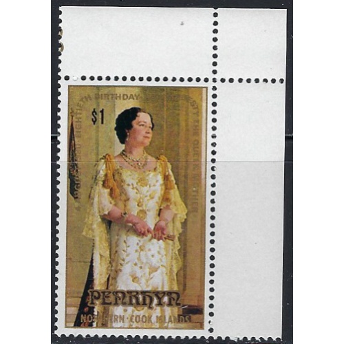 Penrhyn Is 117 MNH 1980 Queen Mother Birthday (ak7396)