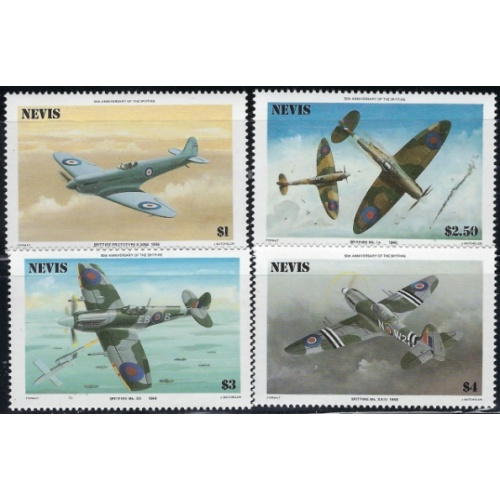 Nevis 460-63 MNH 1986 Airplanes (ak7399)