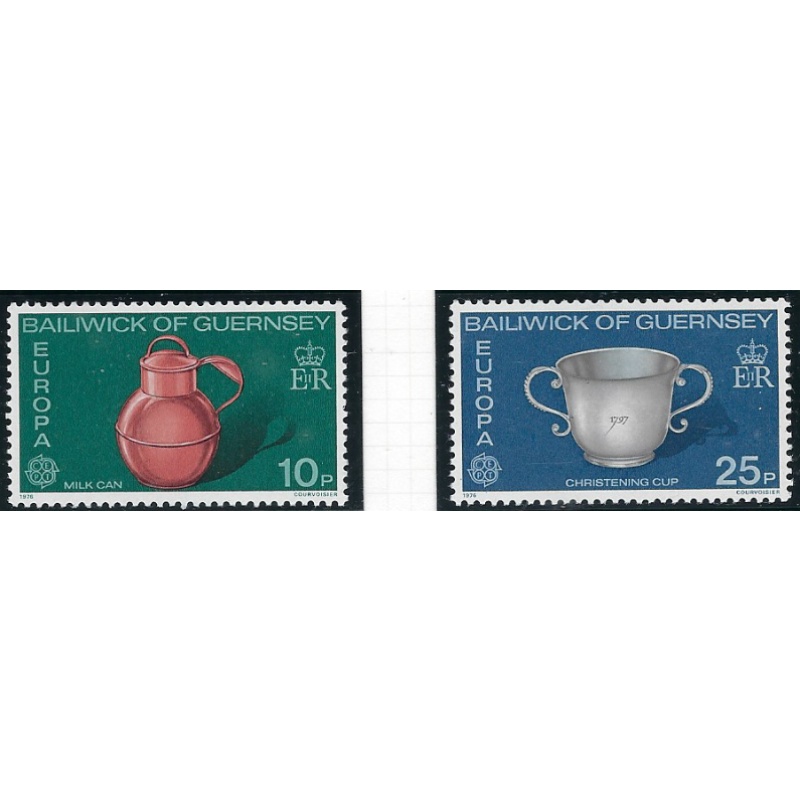 Guernsey 135-36 MNH 1976 Europa (ak7427)