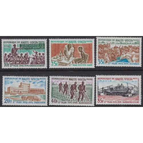 Burkino Faso 275-79;C101 MNH 1972 set (ak7444)