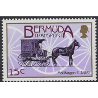 Bermuda 532 MNH 1988 Mail Wagon (ak7450)