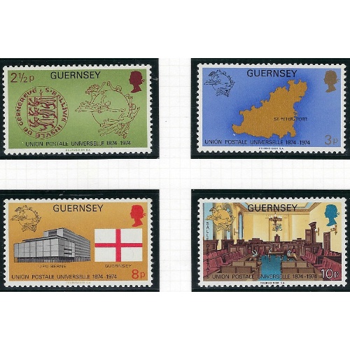 Guernsey 111-14 MNH 1974 set (ak7467)