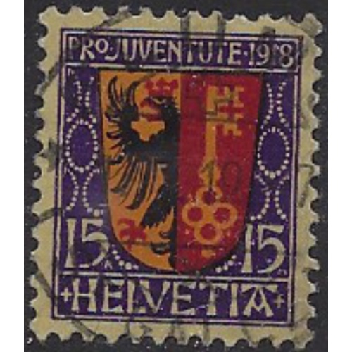 Switzerland B11 Used 1918 issue (ak7476)
