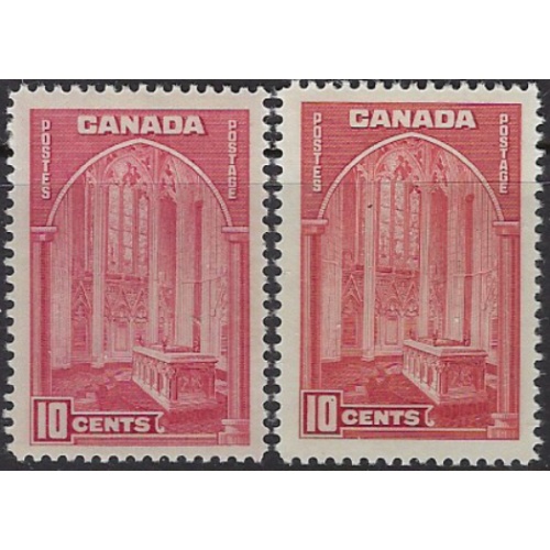 Canada 241 and 241a MH 1938 issues (ak7484)