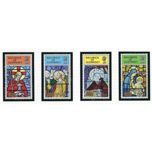 Guernsey 86-89 MNH 1973 Christmas (ak7488)
