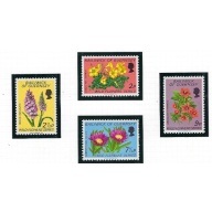 Guernsey 69-72 MNH 1972 Flowers (ak7491)