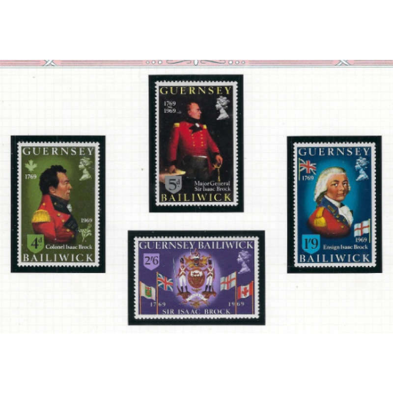 Guernsey 24-27 MNH 1969 set (ak7496)