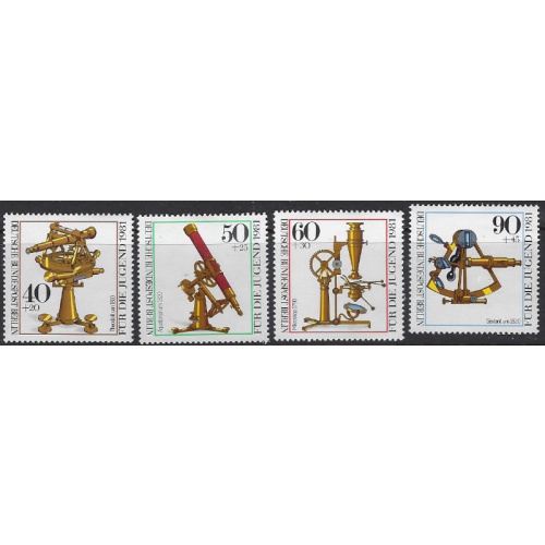 Germany Berlin 9NB176-79 MNH 1981 Optical Instruments (ak7506)