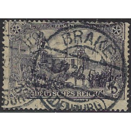 Germany 94a Used 1905 issue; light crease and nibbed perfs (ak7513)