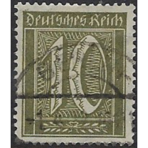 Germany 162 Used 1921 issue; wmk 126; rounded corner (ak7516)