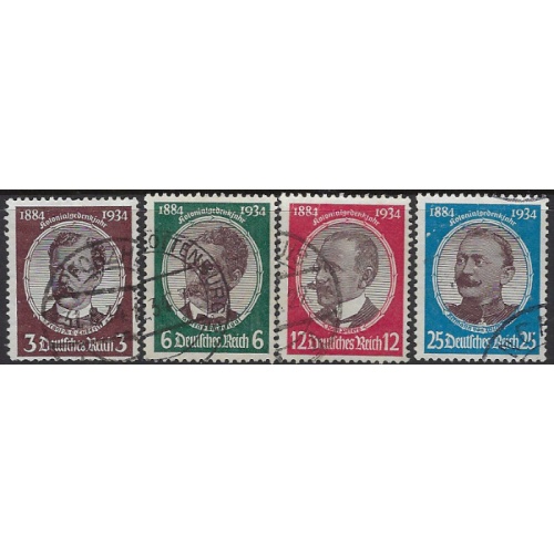 Germany 432-35 Used 1934 set (ak7520)