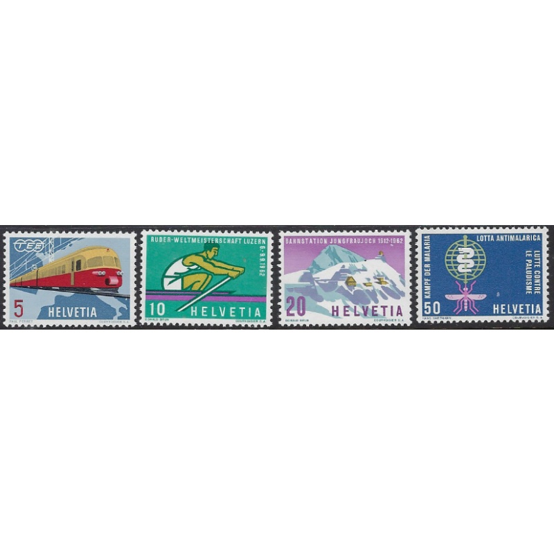 Switzerland 412-15 MNH 1962 set (ak7530)