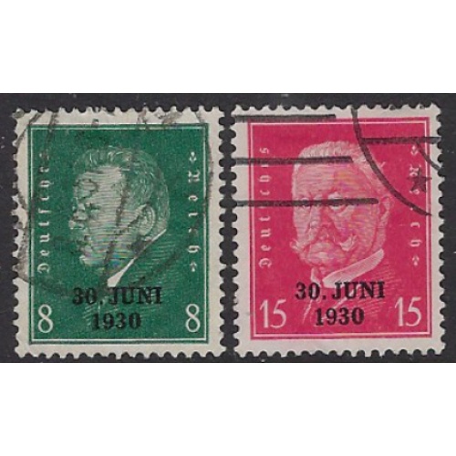 Germany 385-86 Used 1930 set (ak7558)