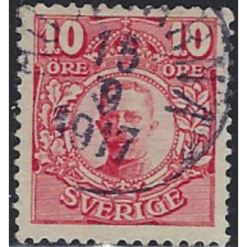 Sweden 80 Used 1910 issue (ak7591)