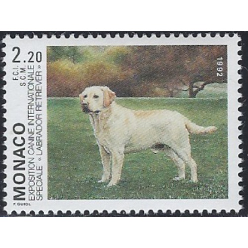 Monaco 1806 MNH 1992 Dogs (ak7605)