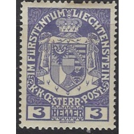 Liechtenstein 4 MH 117 issue; few short perfs (ak7623)