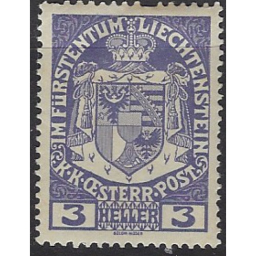 Liechtenstein 4 MH 117 issue; few short perfs (ak7623)