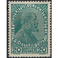 Liechtenstein 8 MNH 1917 issue (ak7627)