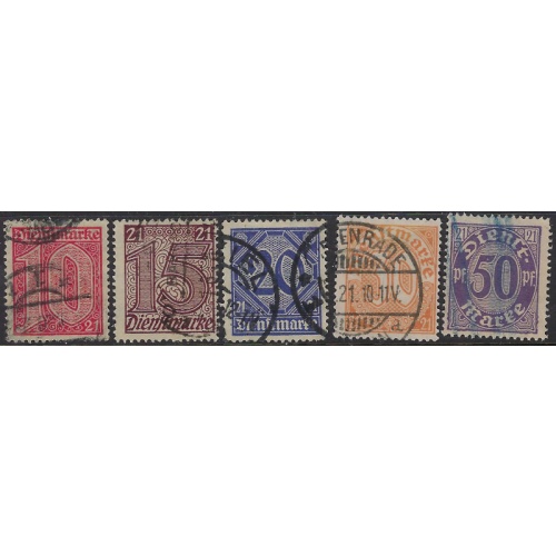 Germany OL10-14 Used 1920 Park Set (ak7645)
