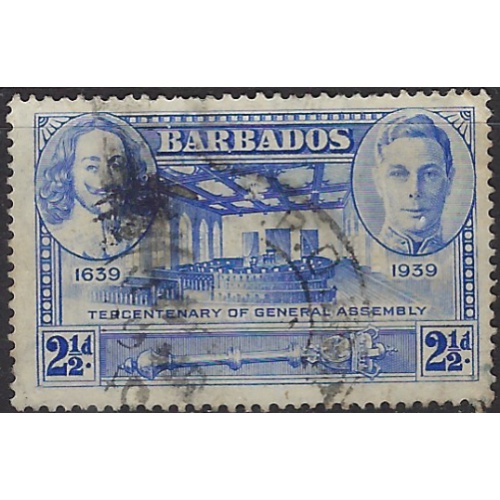 Barbados 205 Used 1939 issue (ak7667)
