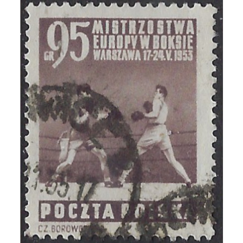 Poland 577 Used 1953 Boxing (ak7671)