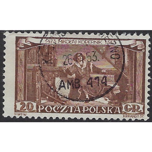 Poland 578 Used 1953 issue (ak7672)