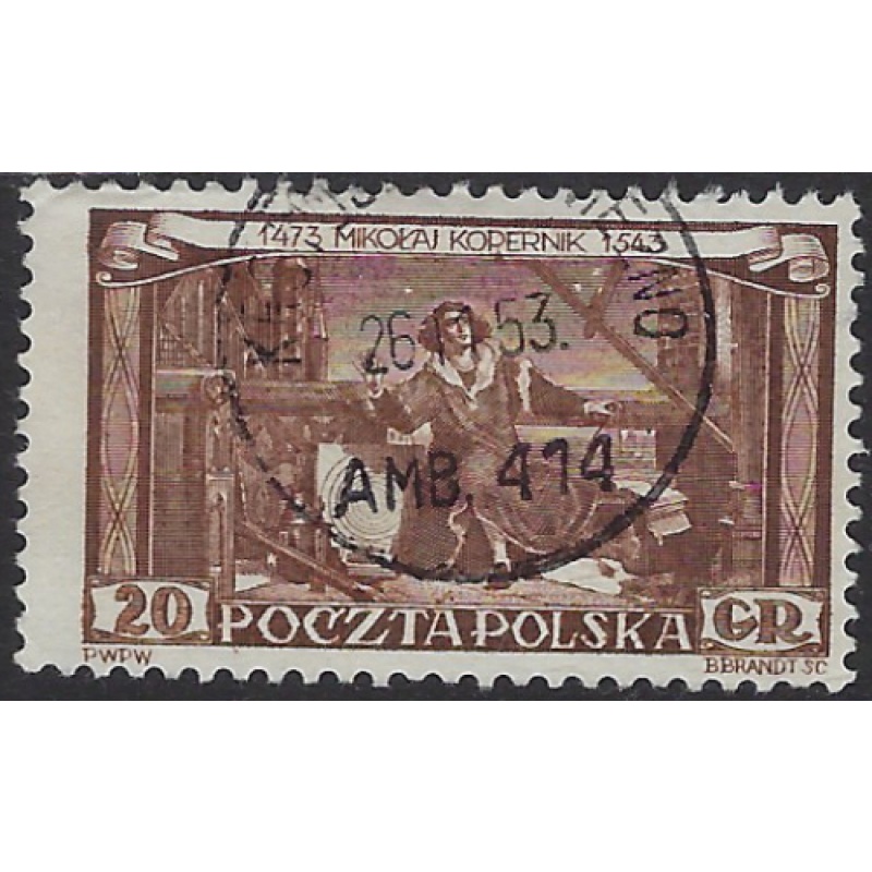 Poland 578 Used 1953 issue (ak7672)