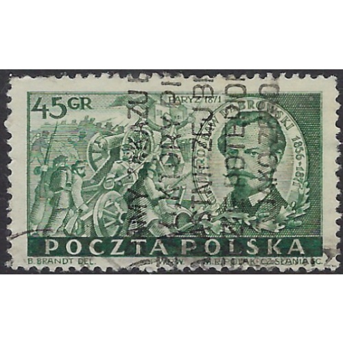 Poland 499 Used 1951 issue (ak7673)